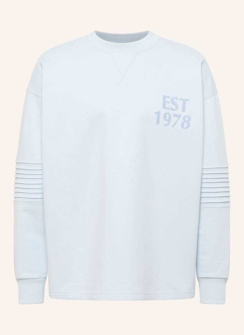 Carlo Colucci Sweatshirt - Clean Capsule Faustini blau von carlo colucci