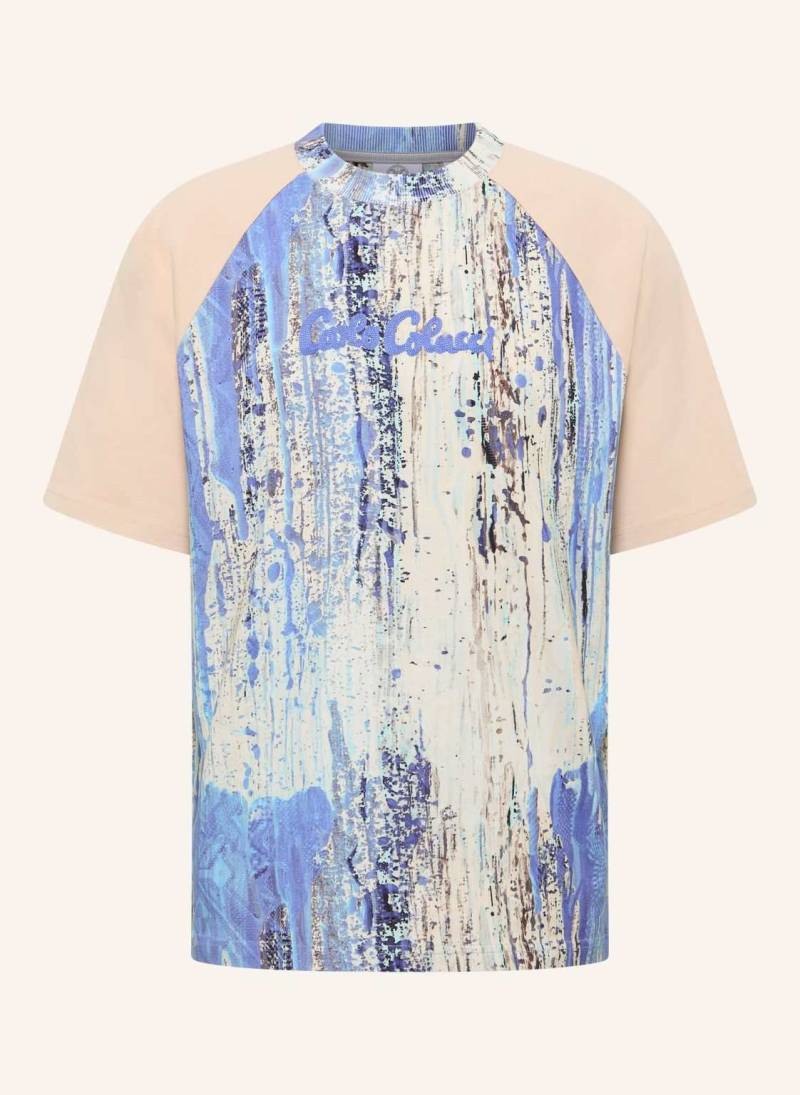 Carlo Colucci T-Shirt - Ai Drip Knit Fantini weiss von carlo colucci