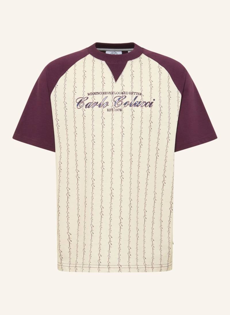 Carlo Colucci T-Shirt - Match Point Fara beige von carlo colucci