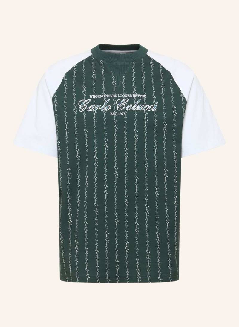 Carlo Colucci T-Shirt - Match Point Fara gruen von carlo colucci
