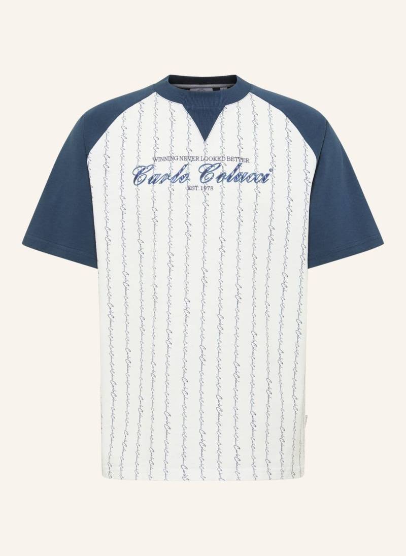Carlo Colucci T-Shirt - Match Point Fara weiss von carlo colucci