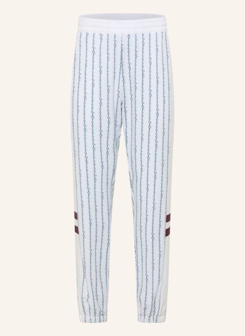 Carlo Colucci Tracksuit Hose - Match Point Fassnacht weiss von carlo colucci