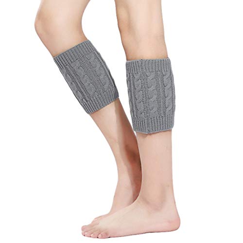 carol -1 Damen Stulpen Socken - Winter Kurze Stricken Stulpen Gestrickte Beinwärmer Leg Warmers Socken Stiefel Boot Abdeckung Legwarmer Beinstulpen Stiefelstulpen Beinlinge Kurzstulpen Bein Stulpen von carol -1