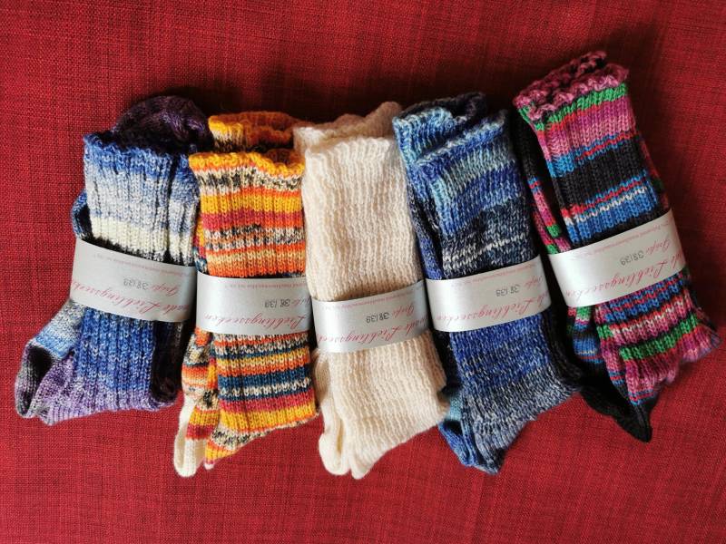 Familiensparpaket Gestrickte Socken von carolinehandmadebyCS