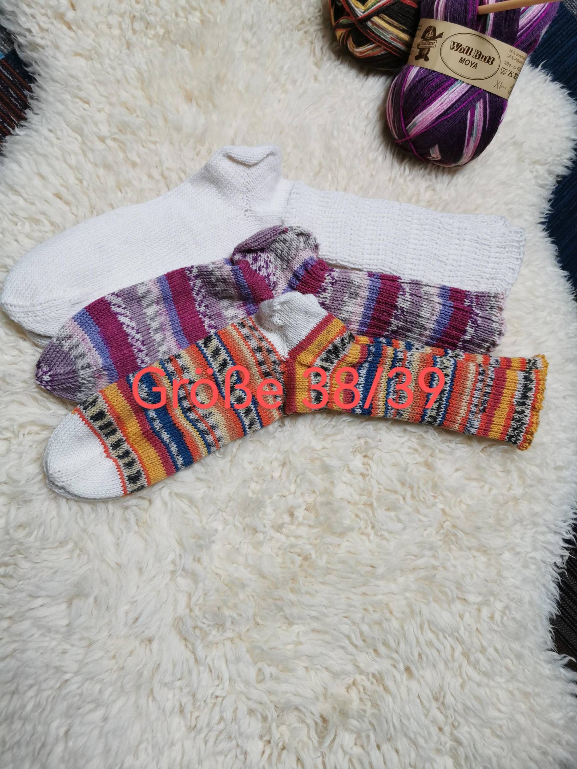 Warme Getrickte Socken in Allen Größen Für Erwachsene von carolinehandmadebyCS