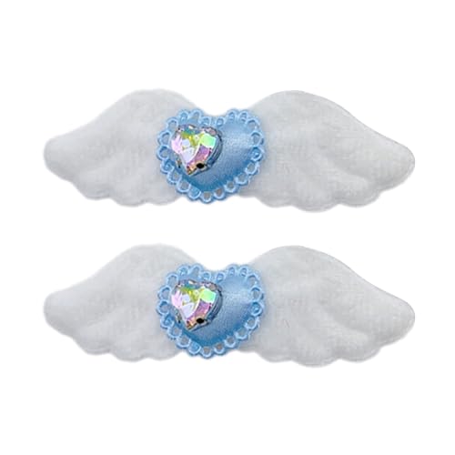 2 Stück/Set auffällige Plüsch-Flügel-Haarnadel für Damen und Teenager, leichte Charm-Haarspange, Karneval, Party, Pony, Haarspange 2 Stück/Set auffällige Plüsch-Flügel-Haarnadel für Damen und Teenager, leichte Charm-Haarspange, Karneval, Party, Pony, Haarspange von carotoe
