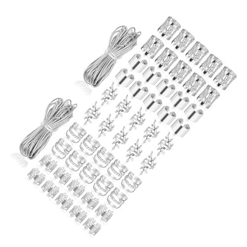 52 Stück langlebige Haarverbinder, Legierungen, Haarringe, professionelle Haarklammern, Uni-Haar-Accessoires 52 Stück langlebige Haarverbinder, Legierungen, Haarringe, professionelle Haarklammern, Uni-Haar-Accessoires von carotoe