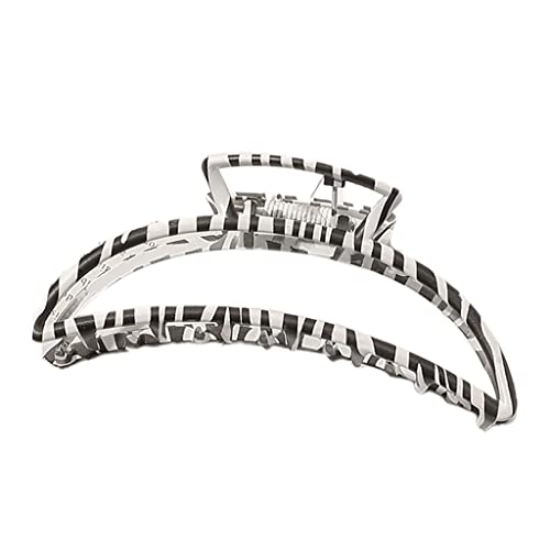 Haarklammer, rutschfest, gestreift, ausgehöhlt, geometrische Haarklammern, Metall, Pferdeschwanz-Halter, Metall-Klauenclips für Damen Haarklammer, rutschfest, gestreift, ausgehöhlt, geometrische Haarklammern, Metall, Pferdeschwanz-Halter, Metall-Klauenclips für Damen von carotoe