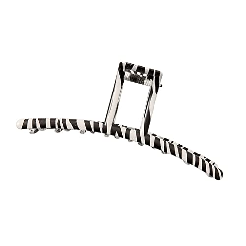 Haarklammer, rutschfest, gestreift, ausgehöhlt, geometrische Haarklammern, Metall, Pferdeschwanz-Halter, Metall-Klauenclips für Damen Haarklammer, rutschfest, gestreift, ausgehöhlt, geometrische Haarklammern, Metall, Pferdeschwanz-Halter, Metall-Klauenclips für Damen von carotoe