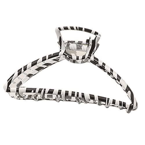 Haarklammer, rutschfest, gestreift, ausgehöhlt, geometrische Haarklammern, Metall, Pferdeschwanz-Halter, Metall-Klauenclips für Damen Haarklammer, rutschfest, gestreift, ausgehöhlt, geometrische Haarklammern, Metall, Pferdeschwanz-Halter, Metall-Klauenclips für Damen von carotoe