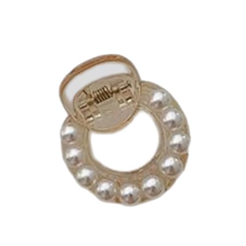 Haarklammer mit französischen künstlichen Perlen, eleganter Haarhalter, starker Halt, Haarspange für Frauen und Braut, verschiedene Frisuren von carotoe