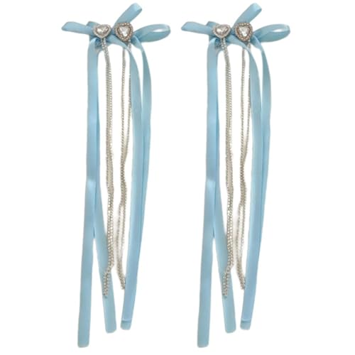 Haarspange für Damen, Schleife, elegante Schleife, Haarspangen, koreanische Hochzeit, Haarspange für dünnes Haar von carotoe