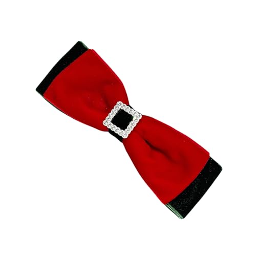 Haarspange mit Schleifen, stilvolle Haardekoration für Mädchen und Frauen, geeignet für Weihnachten und besondere Anlässe von carotoe