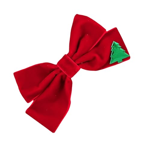 Haarspange mit Schleifen, stilvolle Haardekoration für Mädchen und Frauen, geeignet für Weihnachten und besondere Anlässe von carotoe