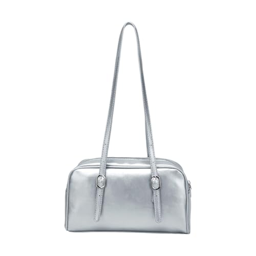 Stilvolle PU-Handtasche mit Reißverschlüssen, luxuriöse Unterarm-Geldbörse für den täglichen Pendler und gesellschaftliche Zusammenkünfte, Damen-Schultertaschen von carotoe