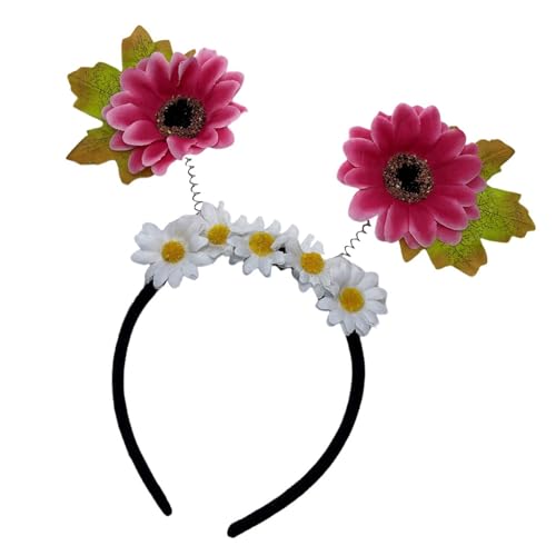 Stirnband aus künstlichem Stoff, Sonnenblumen-Haarband, Frühlingsblumen-Haarband für Damen und Kinder, Mädchen, verschiedene Veranstaltungen Stirnband aus künstlichem Stoff, Sonnenblumen-Haarband, Frühlingsblumen-Haarband für Damen und Kinder, Mädchen, verschiedene Veranstaltungen von carotoe