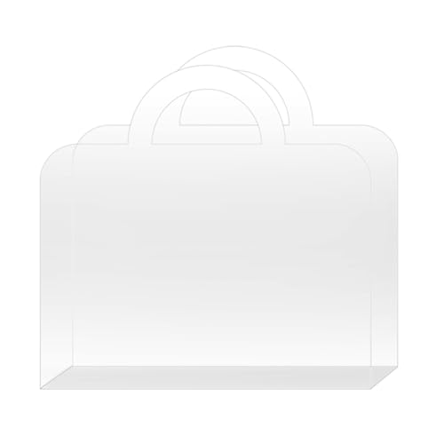 Tragbare Blumentasche Verpackung Party Favor Box Transparent Flower Box mit Griff Taschen von carotoe