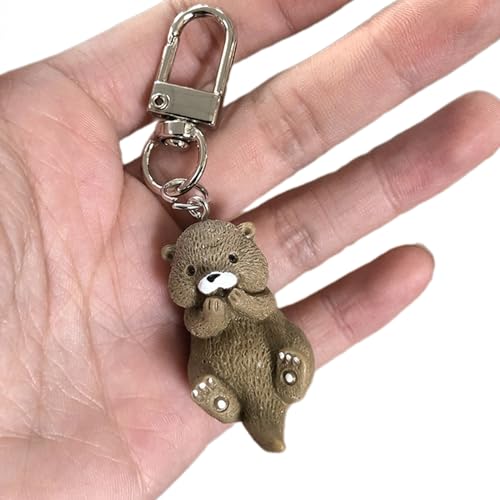 carotoe Modischer Tier-Schlüsselanhänger, stilvoller Schlüsselanhänger, Schlüsselanhänger, Schmuck, Rucksack-Anhänger für Damen und Mädchen von carotoe