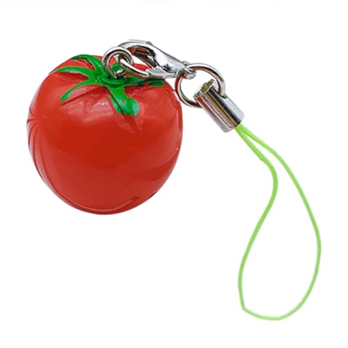 carotoe Obst-Anhänger, Handykette, Bonbonfarben, Schlüsselanhänger, abnehmbares Handy-Schlüsselband, Dekoration, Taschenanhänger von carotoe