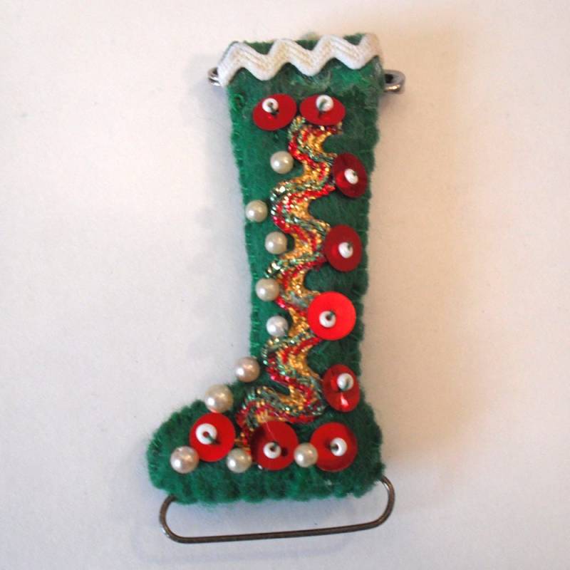 Vintage Handgemachte Eiskunstlauf Brosche von casaDelRocko