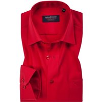 CasaModa Herren Hemd rot Baumwolle Comfort Fit von casamoda