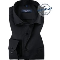 CasaModa Herren Hemd schwarz Baumwolle von casamoda