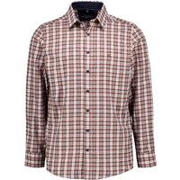 CasaModa Herren Hemd beige Flanell von casamoda