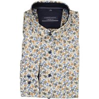 CasaModa Herren Hemd blau gemustert Comfort Fit von casamoda