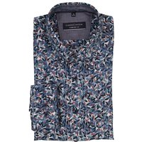 CasaModa Herren Hemd blau gemustert Comfort Fit von casamoda