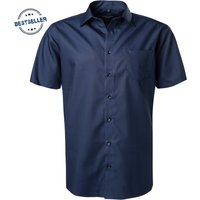 CasaModa Herren Kurzarmhemd blau Comfort Fit von casamoda