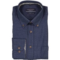 CasaModa Herren Hemd blau meliert Comfort Fit von casamoda