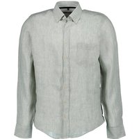 CasaModa Herren Hemd grün Leinen von casamoda