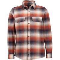 CasaModa Herren Overshirt orange Flanell von casamoda