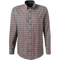 CasaModa Herren Hemd rot Baumwolle von casamoda