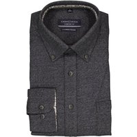 CasaModa Herren Hemd schwarz meliert Comfort Fit von casamoda
