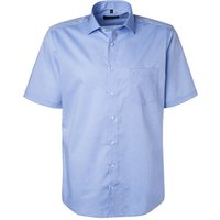 CasaModa Herren Kurzarmhemd blau Kent von casamoda