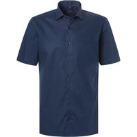 CasaModa Herren Kurzarmhemd blau Kent von casamoda