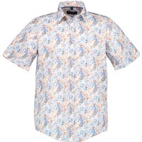 CasaModa Herren Kurzarmhemd blau gemustert von casamoda