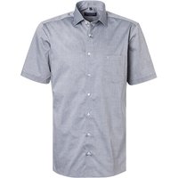 CasaModa Herren Kurzarmhemd grau Kent von casamoda