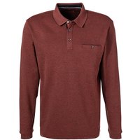 CasaModa Herren Polo-Shirt rot Baumwoll-Piqué von casamoda