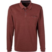 CasaModa Herren Polo-Shirt rot Baumwoll-Piqué von casamoda