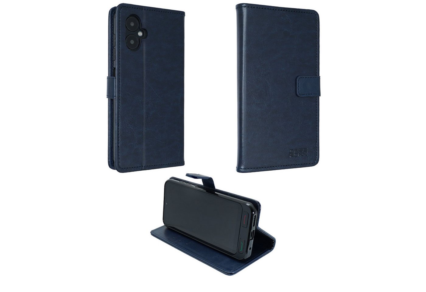 caseroxx Handytasche caseroxx Handytasche Bookstyle-Case für SPC Zeus 2, (Einzelartikel, 1-tlg., Bookstyle-Case), mit Kreditkartenfächern von caseroxx