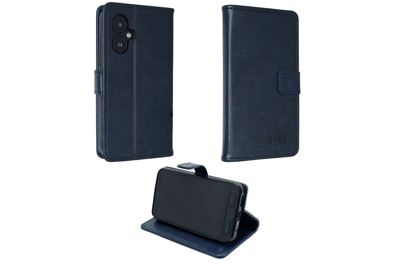 caseroxx Handytasche caseroxx Handytasche Bookstyle-Case für SPC Zeus 2, (Einzelartikel, 1-tlg., Bookstyle-Case), mit Kreditkartenfächern von caseroxx