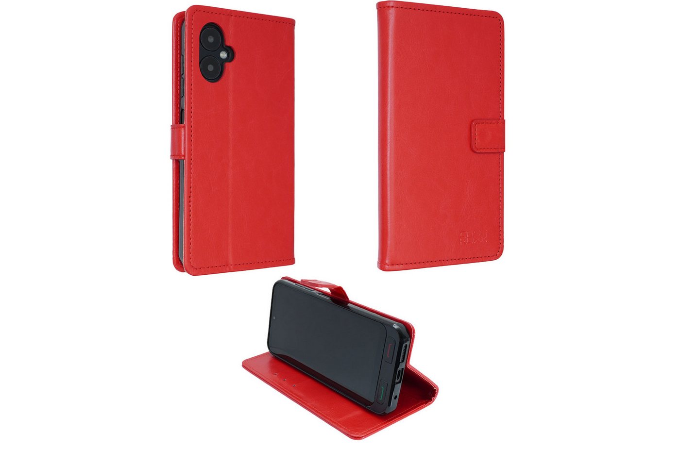 caseroxx Handytasche caseroxx Handytasche Bookstyle-Case für SPC Zeus 2, (Einzelartikel, 1-tlg., Bookstyle-Case), mit Kreditkartenfächern von caseroxx