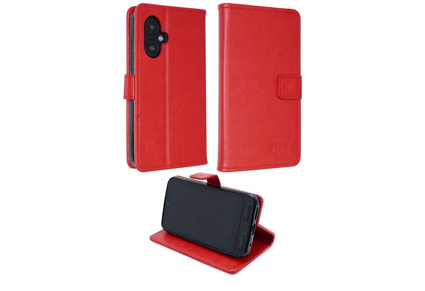 caseroxx Handytasche caseroxx Handytasche Bookstyle-Case für SPC Zeus 2, (Einzelartikel, 1-tlg., Bookstyle-Case), mit Kreditkartenfächern von caseroxx