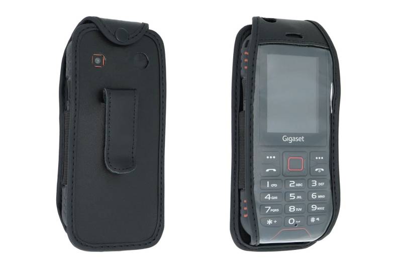 caseroxx Handytasche caseroxx Handytasche mit Gürtelclip für Gigaset GLX8, schwarz (Einzelartikel, 1-tlg., Ledertasche mit Gürtelclip) von caseroxx