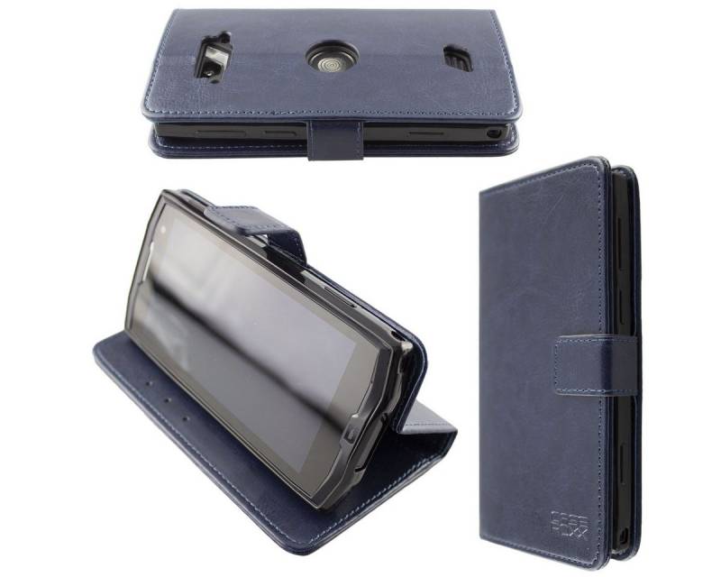 caseroxx Handytasche Bookstyle-Case für Crosscall Core-M4 / M4 Go (Einzelartikel, 1-tlg., Bookstyle-Case), mit Kreditkartenfächern von caseroxx