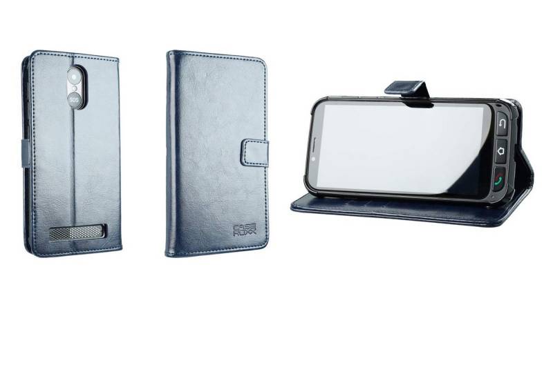 caseroxx Handytasche Bookstyle-Case für SPC Zeus 4G / Zeus 4G Pro (Einzelartikel, 1-tlg., Bookstyle-Case), mit Kreditkartenfächern von caseroxx