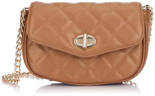 caspio Women's Clutch/Abendtasche, Dunkelbeige von caspio