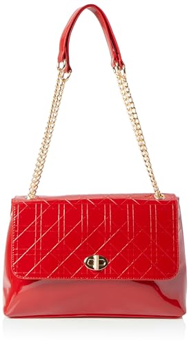 caspio Women's Damen Schultertasche, ROT von caspio